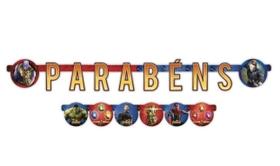 Faixa de Parabéns para Festa Avengers 3 - 1 Uni Regina Festas - Inspire sua Festa Loja Faixa de Parabéns para Festa Avengers 3 - 1 Uni Regina Festas - Inspire sua Festa Loja