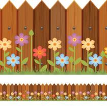 Faixa de Parede Adesiva Infantil Cerca Primavera 10cmx5m Faixa de Parede Adesiva Infantil Cerca Primavera 10cmx5m