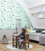 Faixa de Parede Bambino XVIII Dino 248852 - Rolo: 5m x 0,17m