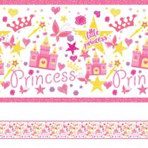 Faixa de Parede Princesa para Quarto de Meninas 10mx10cm