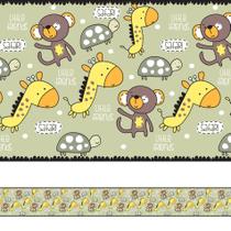 Faixa de Parede Safari Baby para Quarto Infantil 3mx15cm