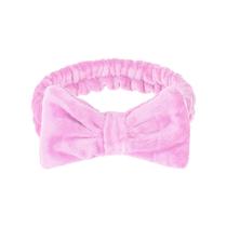 Faixa de Pelúcia Laço Para Skincare/Maquiagem Beleza Express rosa claro Faixa de Pelúcia Laço Para Skincare/Maquiagem Beleza Express rosa claro