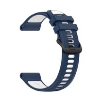 Faixa de Relógio Esportiva de Silicone para Garmin Forerunner 965/955/945/935/745 - Design de Dois Tons