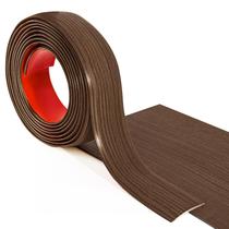 Faixa de transição de piso Art3d Vinyl Brown 3m x 4cm