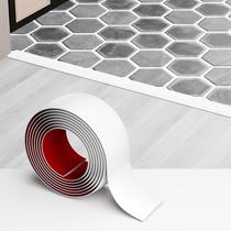 Faixa de Transição para Piso Greymond em PVC 1,2 m x 4 cm Branca