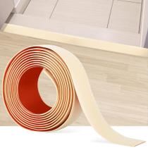 Faixa de Transição para Piso MYFAMIREA 152 cm x 5 cm Bege com Textura de Madeira Faixa de Transição para Piso MYFAMIREA 152 cm x 5 cm Bege com Textura de Madeira
