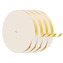 Faixa de vedação de porta Weather Stripping EGOFIX branca 1,3 cm x 0,6 cm
