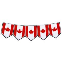 Faixa Decorativa Bandeirinhas Canadá 8m x 18cm