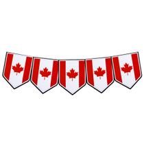 Faixa Decorativa Bandeirinhas Canadá - 8m x 18cm