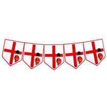 Faixa Decorativa Bandeirinhas Inglaterra 8m x 18cm