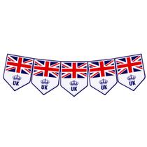 Faixa Decorativa Bandeirinhas Inglaterra - 8m x 18cm