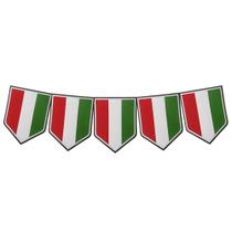 Faixa Decorativa Bandeirinhas Itália 8m x 18cm