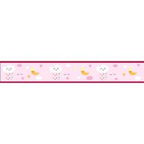 Faixa Decorativa Border Chuva De Amor Pink 12mts