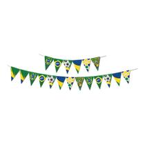Faixa Decorativa Brasil - Verde e Amarelo - Copa 2022 - 01 unidade - Festcolor Faixa Decorativa Brasil - Verde e Amarelo - Copa 2022 - 01 unidade - Festcolor