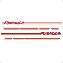 Faixa Decorativa Compatível Escort Formula Hobby Vermelho