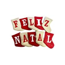 Faixa Decorativa - Feliz Natal - Bota Juta - 1 unidade - Rizzo