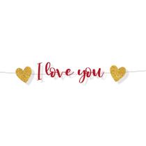 Faixa Decorativa I Love You- 1 Unidade - Cromus - Rizzo