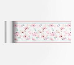 Faixa Decorativa Infantil Bebê Papel Parede Borboletas Fx339 Faixa Decorativa Infantil Bebê Papel Parede Borboletas Fx339