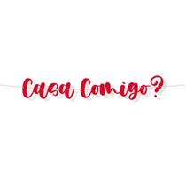 Faixa Decorativa Lettering Casa Comigo - Cromus Faixa Decorativa Lettering Casa Comigo - Cromus