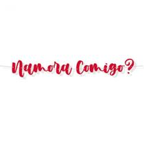 Faixa Decorativa Lettering Namora Comigo - Cromus Faixa Decorativa Lettering Namora Comigo - Cromus