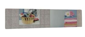 Faixa Decorativa Listelo Cerâmica Para Lavanderia Kit com 15 Unidades