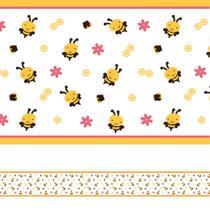 Faixa Decorativa para Quarto de Bebê Abelhas 5mx10cm