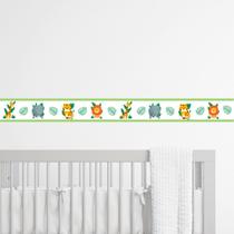 Faixa Decorativa Safári Infantil quarto Bebê Adesivo de Parede Faixa Decorativa Safári Infantil quarto Bebê Adesivo de Parede