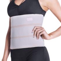 Faixa Elástica Abdominal 3 Gomos Bege (tam G) - Kestal Faixa Elástica Abdominal 3 Gomos Bege (tam G) - Kestal
