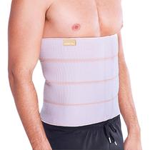 Faixa Elástica Abdominal Kestal - 4 Gomos - Bege - M