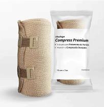 Faixa Elástica Alta Compressão Vitaltape Compress Premium 15cmX3m