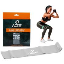 Faixa Elástica Cinza Loop Band P/ Exercícios T235 Forte Acte Faixa Elástica Cinza Loop Band P/ Exercícios T235 Forte Acte