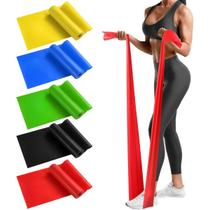 Faixa Elástica De Exercícios Alongamento Pilates Yoga Fisioterapia 1 Unidade Faixa Elástica De Exercícios Alongamento Pilates Yoga Fisioterapia 1 Unidade