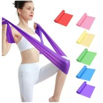 Faixa Elástica Fisioterapia Academia Exercício Thera Band Yoga Pilates Faixa Elástica Fisioterapia Academia Exercício Thera Band Yoga Pilates