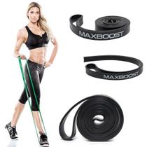 Faixa Elástica Maxboost Treino Em Casa Exercício Fisioterapia Academia Yoga Pilates