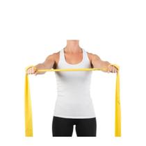 Faixa Elastica para Exercicio Mercur Suave Amarelo 1,5m