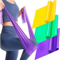 Faixa Elástica Para Exercícios Fisioterapia Academia Exercícios Funcionais Alongamento Faixa Elástica Para Exercícios Fisioterapia Academia Exercícios Funcionais Alongamento