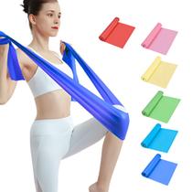 Faixa Elástica Para Fisioterapia Yoga Alongamento Pilates - Azul Faixa Elástica Para Fisioterapia Yoga Alongamento Pilates - Azul