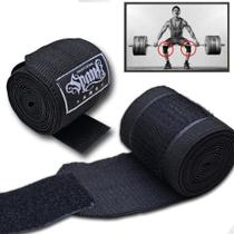 Faixa Elástica Para Joelho Profissional 2 Metros Preto Spank Faixa Elástica Para Joelho Profissional 2 Metros Preto Spank