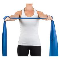 Faixa Elástica Resistência Extra Forte Azul 150cm Mercur