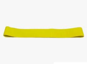 Faixa Elástica Rubber Band Pilates Prottector Leve - Amarelo