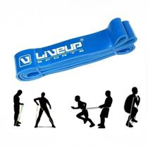 Faixa Elastica Super Band 4,5 Cm Intensidade Forte Azul Liveup Sports