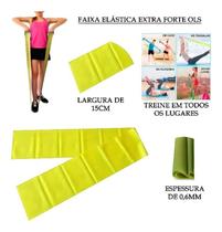 Faixa Elástica Thera Band 1,5 Metro Treino Em Casa Exercício Faixa Elástica Thera Band 1,5 Metro Treino Em Casa Exercício