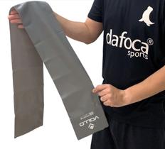 Faixa Elástica Tipo Thera Band Nível Forte VP1024 Vollo Sports Cinza Escuro