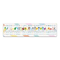 Faixa Escolar Didático Alfabeto e Vogais 4 Letras 250x60cm Faixa Escolar Didático Alfabeto e Vogais 4 Letras 250x60cm