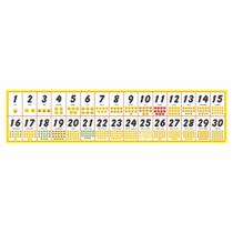 Faixa Escolar Números Quantidades 0 a 30 (Emojis) 250x60cm Faixa Escolar Números Quantidades 0 a 30 (Emojis) 250x60cm