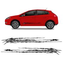 Faixa Fiat Bravo Wolverine 2014 Adesivo Lateral Preto/black Faixa Fiat Bravo Wolverine 2014 Adesivo Lateral Preto/black