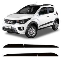 Faixa Fiat Mobi Cross Way 2019/2020 Adesivo Lateral Preto