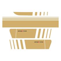 Faixa Fiat Palio Sporting 2017 Lateral Traseira e Capo