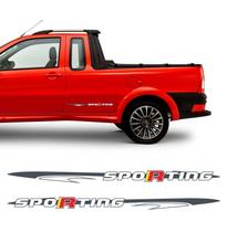 Faixa Fiat Strada Siena Sporting 2011/2012 Adesivo Lateral Faixa Fiat Strada Siena Sporting 2011/2012 Adesivo Lateral