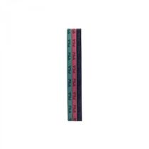 Faixa Fila Kit 3 Fit - unissex - preto e rosa e verde